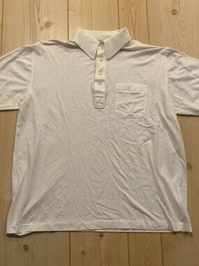Vintage 90s Knights Bridge Retro Preppy Casual Single Stitch Polo Shirt Size L